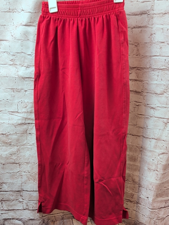 Zara Other - Zara Red Elastic-Waist Cropped Pants Girl's 11 To 12 Years